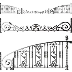 Classic Fence 3D model