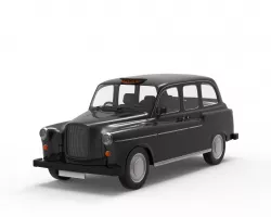 Classic London Cab 3D model