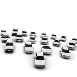 Complete Vehicle Pack  Low-poly  3D model