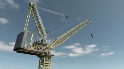 Construction Site Crane 3D model
