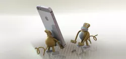 Cute Monkey Phone Stand