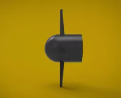 Fan with naca airfoil