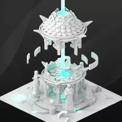 Fantasy game building - Mage tower 3D model