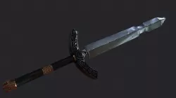 Fantasy Stylish Weapon- Dan Sword Low-poly  3D model