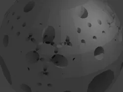 Fractal cube (sphere version)