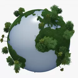 Green Planet Earth 03 3D model
