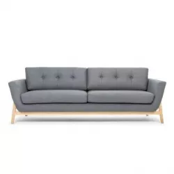 helgrim 3 seater sofa grey 3D model