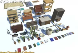 Home Decoration Collection - HQ Low-poly  3D model