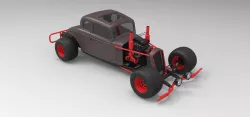 Hot rod 3D model