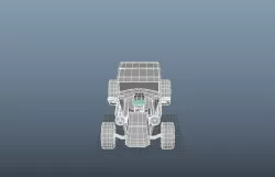 HOT ROD CAR  Low-poly  3D model