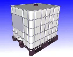 IBC 1000ltr container on palette