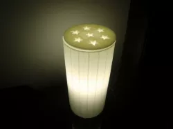 Ikea KVARNÃ… table lamp stars cover