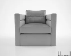 Kelly Wearstler Melrose Club chair 3D model