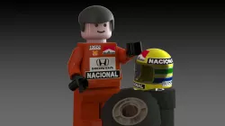LEGO Ayton Senna minifig