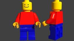 Lego man 3d discount model