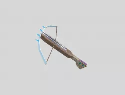 low poly fantasy crossbow Low-poly  3D model