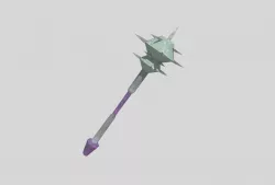 low poly fantasy mace 1 Low-poly  3D model