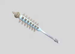 low poly fantasy mace 3 Low-poly  3D model