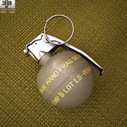 M67 Grenade 3D model