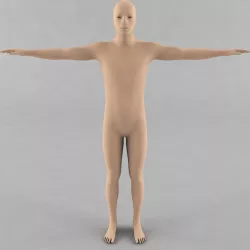 Male Model 3D model