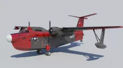 Martin SP5B Marlin 1948 USA 3D model