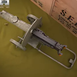 Maxim gun 1910 3D model
