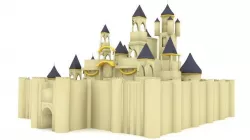 Medieval Castle 3D model