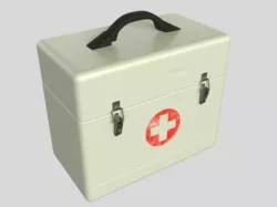 medikal box Low-poly  3D model