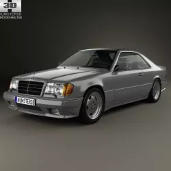 Mercedes-Benz E-Class AMG coupe 1988 3D model