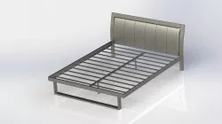 Metall bed. 