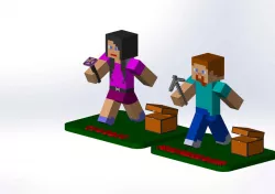 MINECRAFT IMPRESSORA 3D