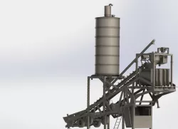 Mobile Batching Concrete Plant
