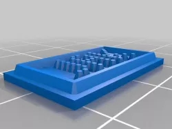 My Customized DOTFONT (variable width OpenSCAD font with
