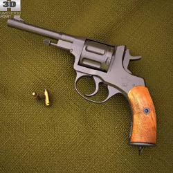 Nagant M1895 3D model