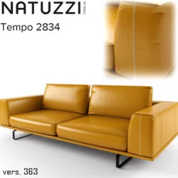 Natuzzi Tempo 2834 sofa 3D model
