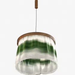 Nicolette Brunklaus  Oak and Silk pendant lamp 3D model