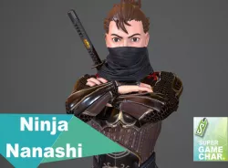 Ninja Nanashi Low-poly  3D model