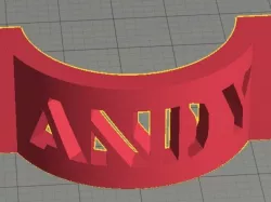 OpenSCad Stencil Font for Write library