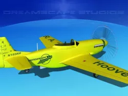 P-51 Mustang Sport Bob Hoover 3D model