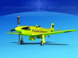 P-51 Mustang Sport Ole Yeller 3D model