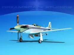 P-51 Mustang Sport V01 3D model
