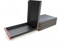 Parcel drawer lid