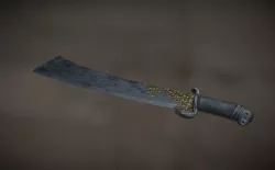 PBR Fan Blade video game weapon Low-poly  3D model