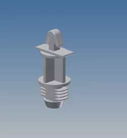 PCB stand off 12mm - push fit 