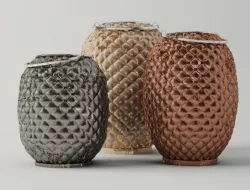 Pineapple Lanterns 3D model