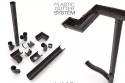 Plastic Gutter System 3D model