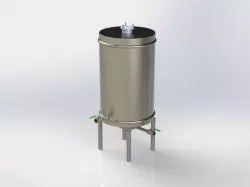 Plum brandy tank 3D model