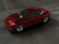 Porsche Panamera Alias Model zip compressed 3D model