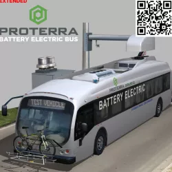 Proterra electric 40 Foot Transit Vehicle Extended Low-poly  3D model