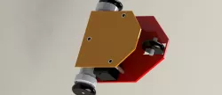 Robot following line